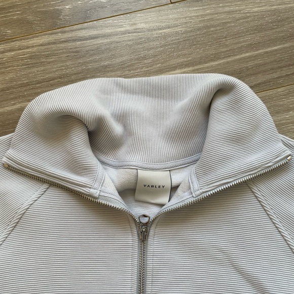 Varley Women’s Milano Half Zip Sweatshirt Sz S Light Blue EUC - Picture 4 of 15